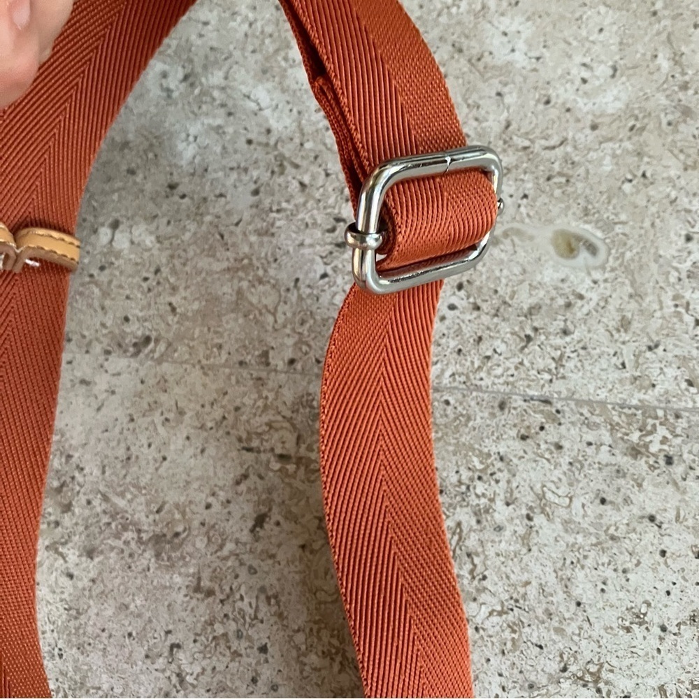 Franco Sarto Floral Canvas Crossbody Purse Bag - Picture 9 of 13
